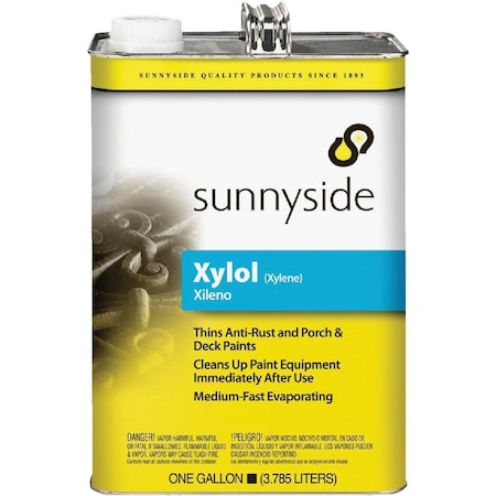 Sunnyside Xylol Solvent, Gallon 822G1S